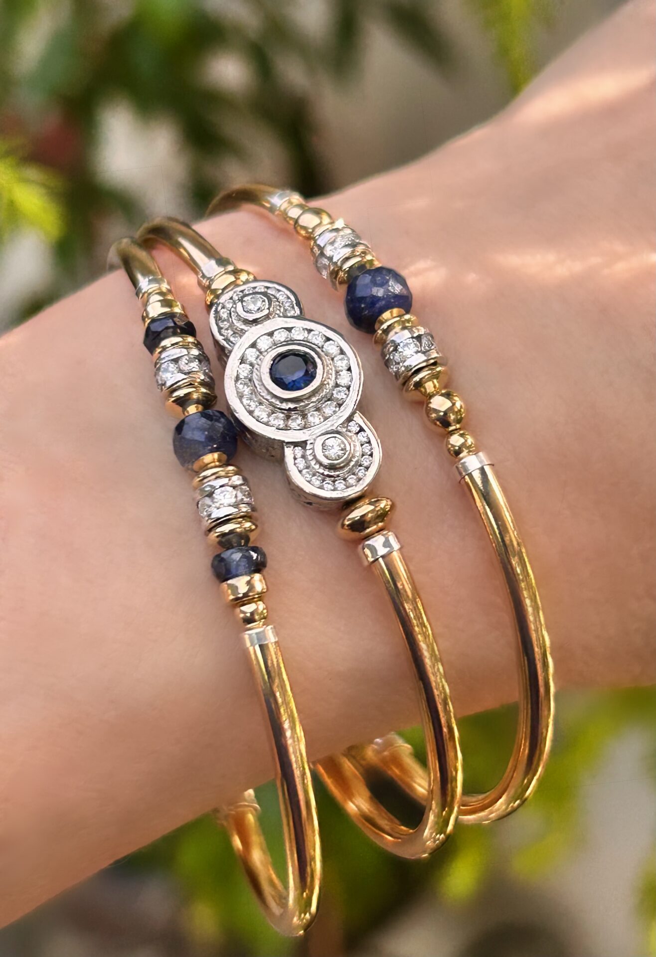 Sapphire Eliza Gold Filled Bracelet - Image 2