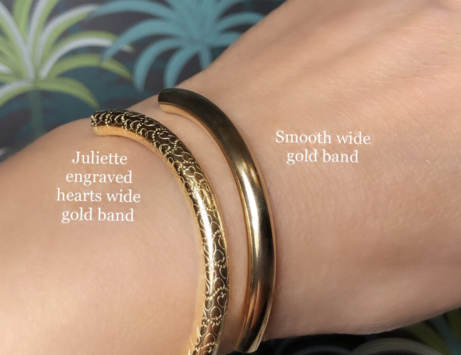 Gabriella 9kt, 14kt G/F, Silver Wide Band - Image 3