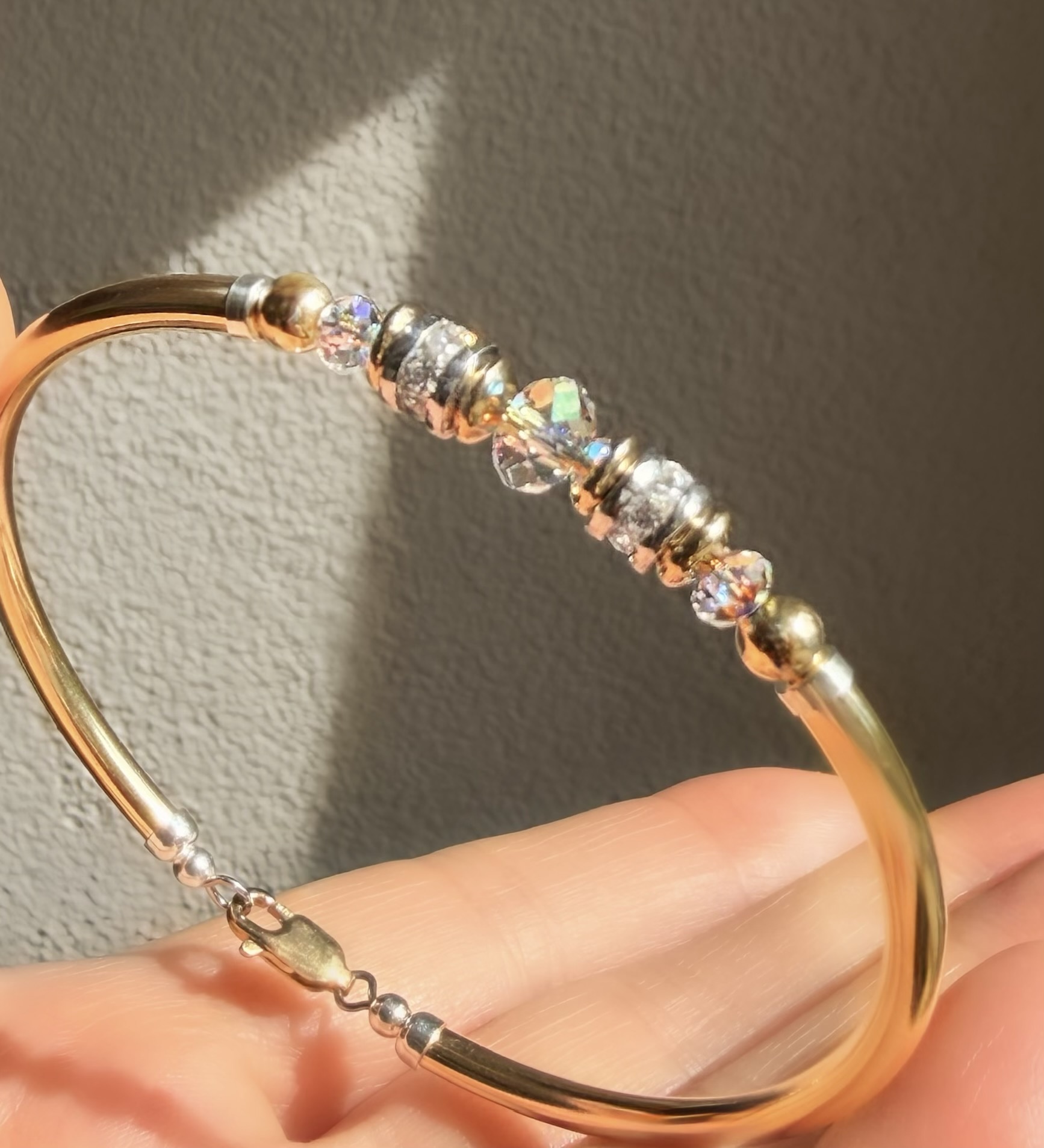 Vienna Clear Austrian Crystal Gold Filled Bracelet