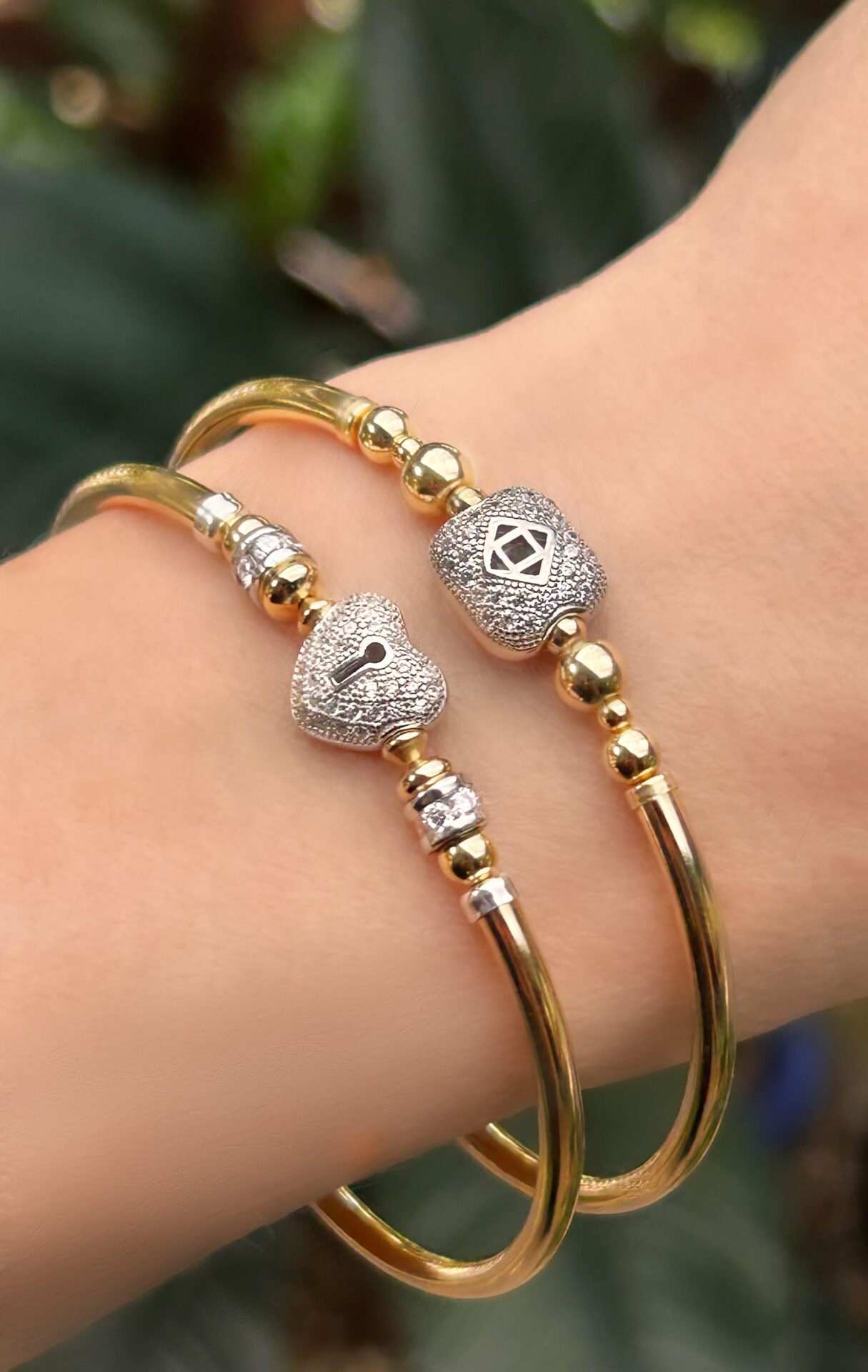 Thalia Heart Gold Filled Bracelet - Image 2