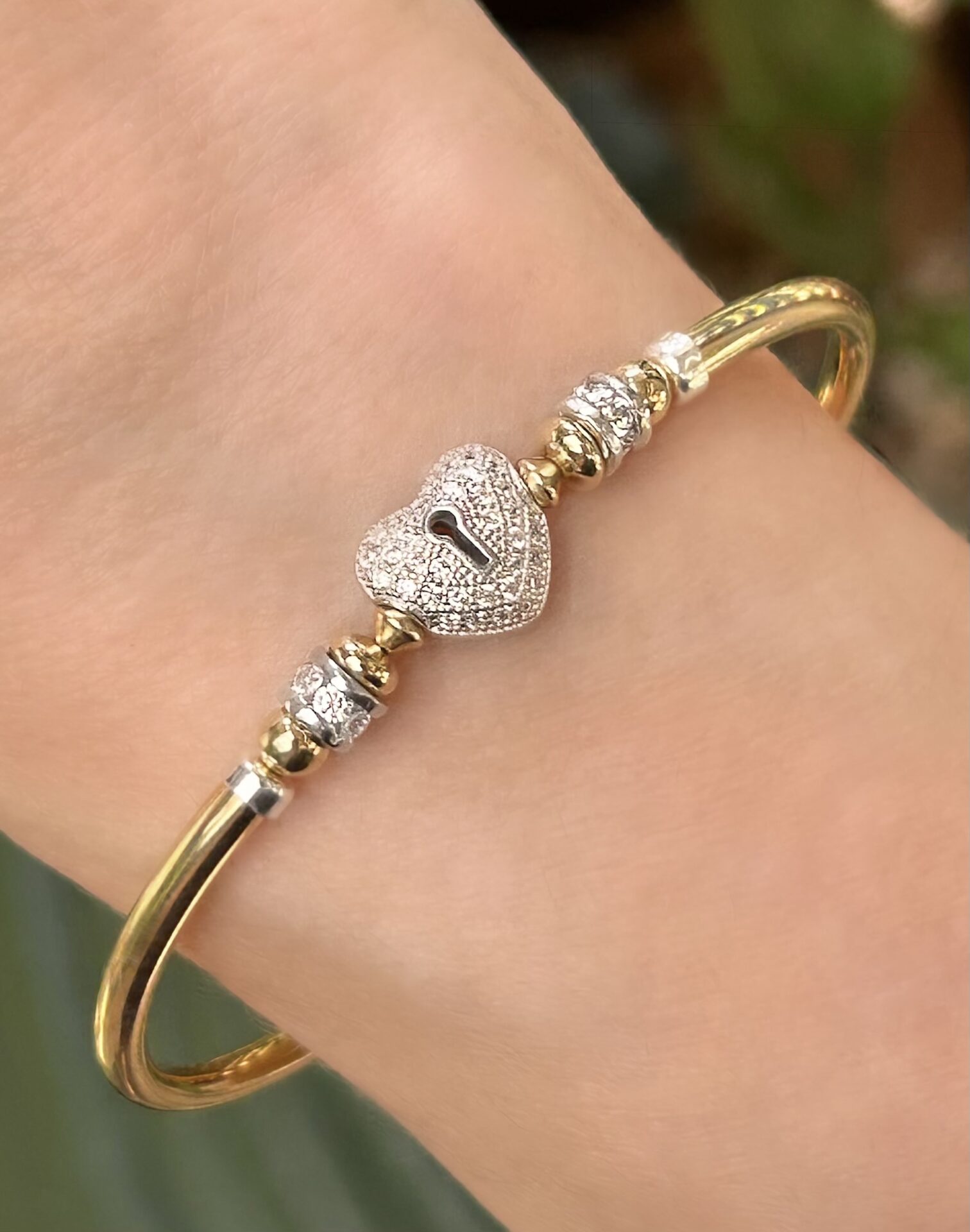 Thalia Heart Gold Filled Bracelet - Image 4