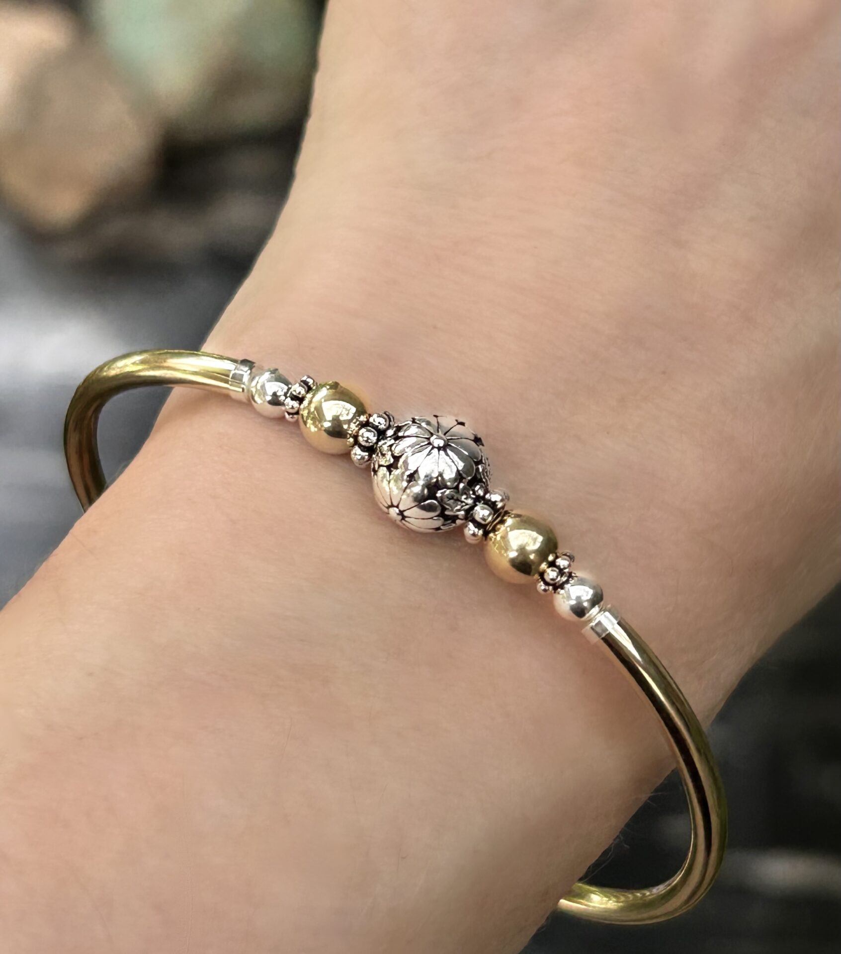 Happiness 2 Tone Gold Filled Bracelet - Image 3