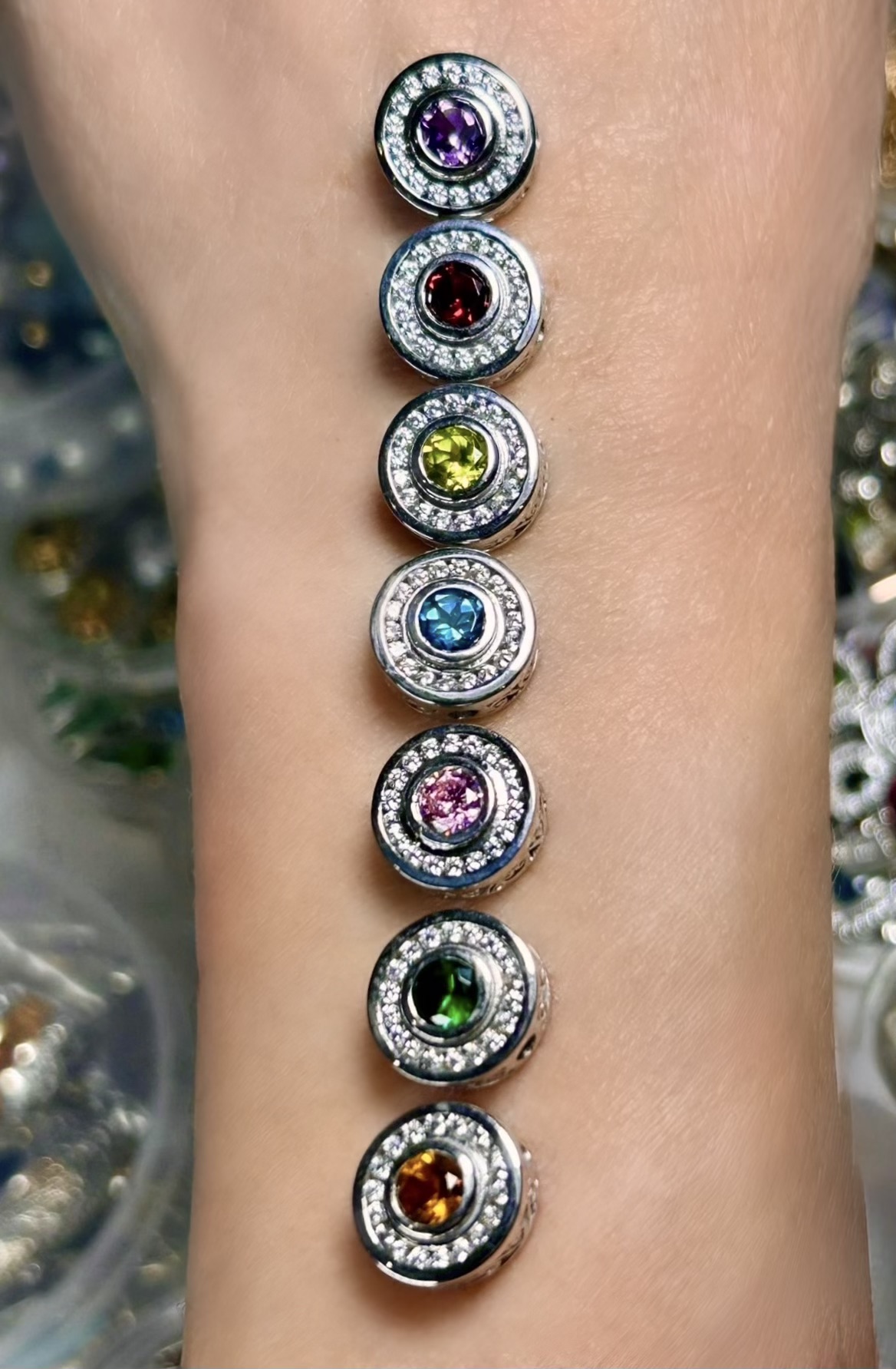 Emerald Anastasia Gold Filled Bracelet - Image 3