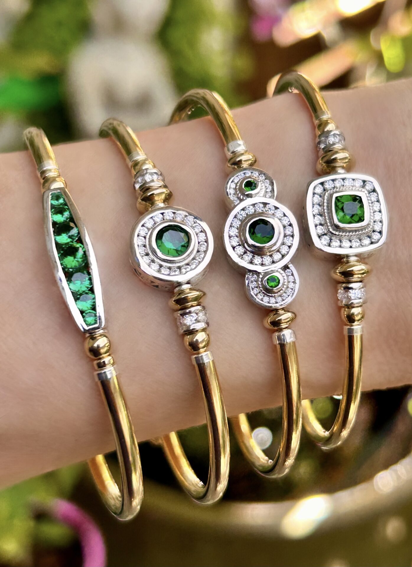Emerald Emilie Gold Filled Bracelet - Image 4