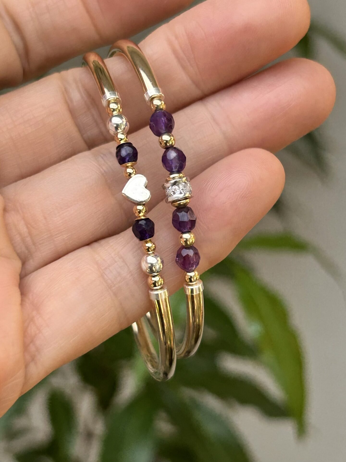 Amethyst Nikki Gold Filled Bracelet - Image 2