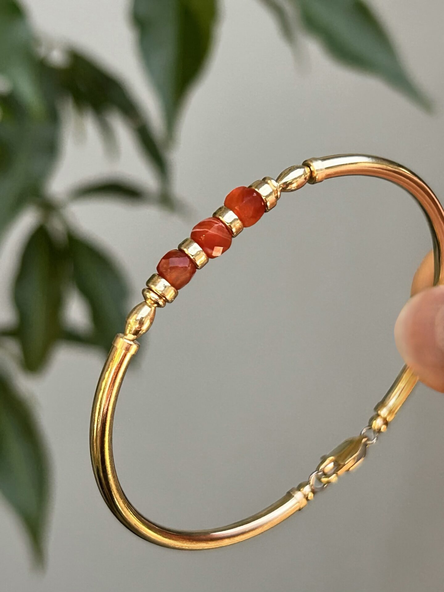 Carnelian Pia Gold Filled Bracelet - Image 2