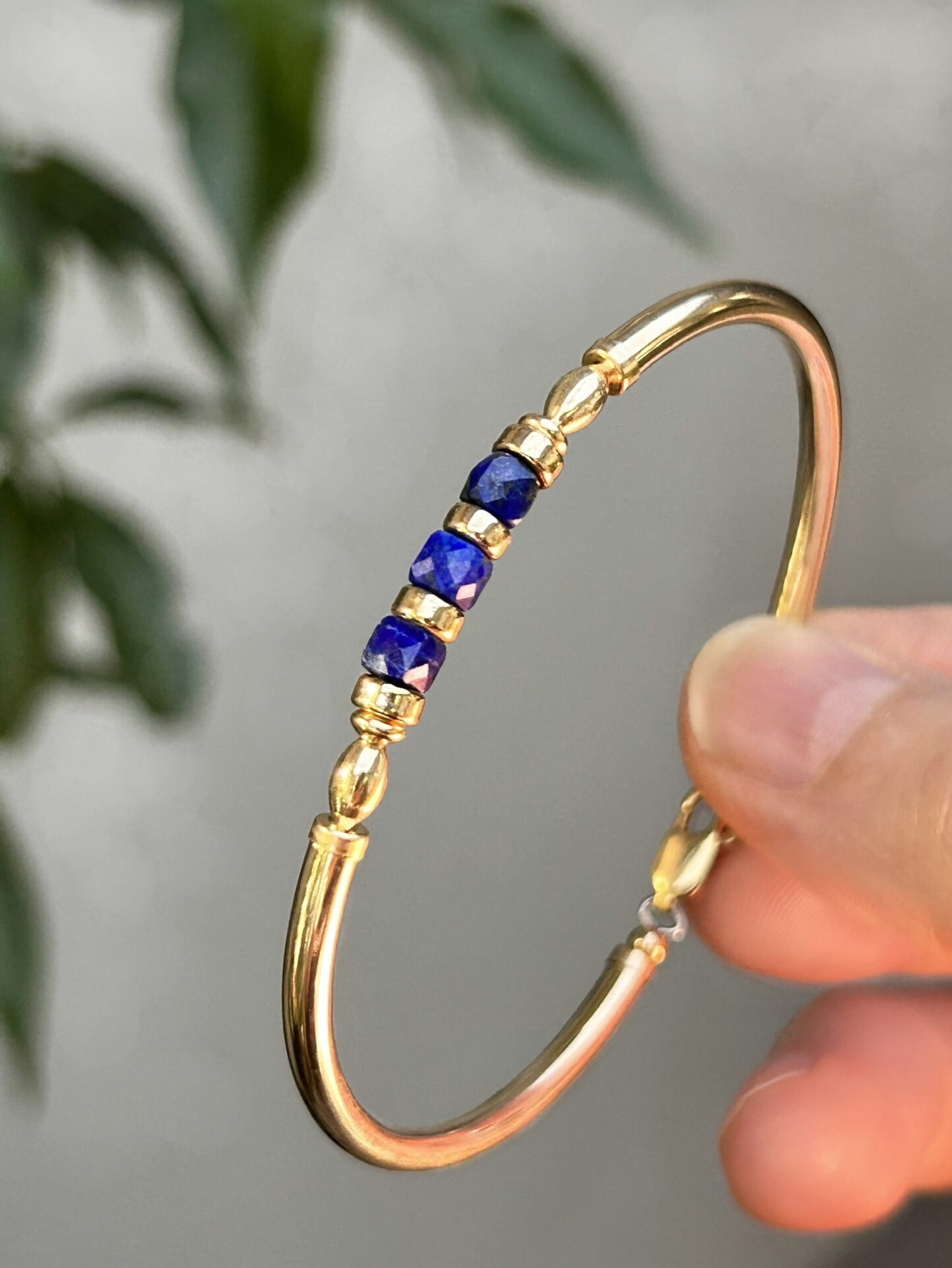 Lapis Lazuli Pia Gold filled Bracelet - Image 2