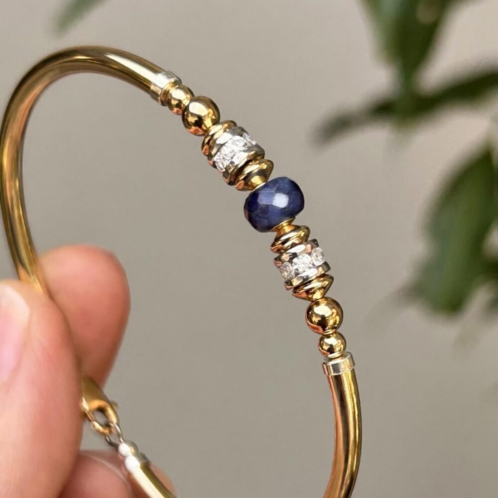 Sapphire Eliza Gold Filled Bracelet