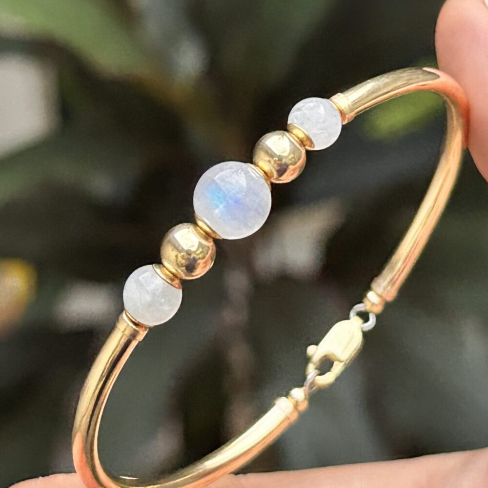 Moonstone Classic Gold Filled Bracelet