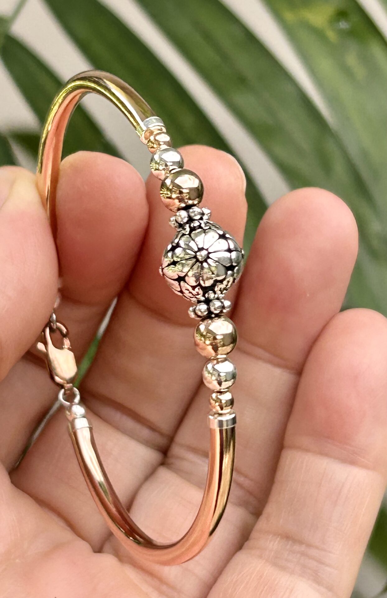 Happiness 2 Tone Gold Filled Bracelet - Image 4