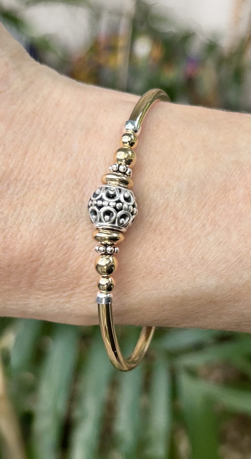Lilly 2 Tone Gold Filled Bracelet - Image 2
