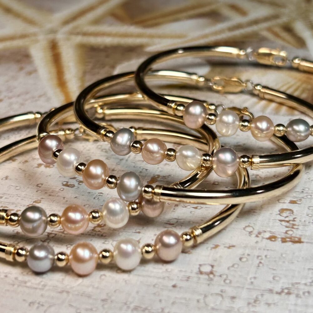 Candy 4 Pearl Bracelet Gold Filled Bracelet