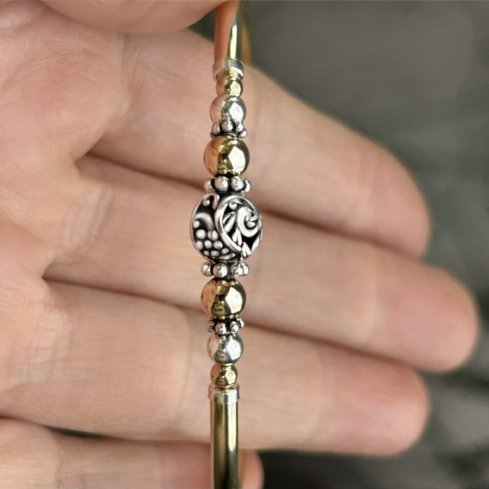 Koru 2 Tone Gold Filled Bracelet