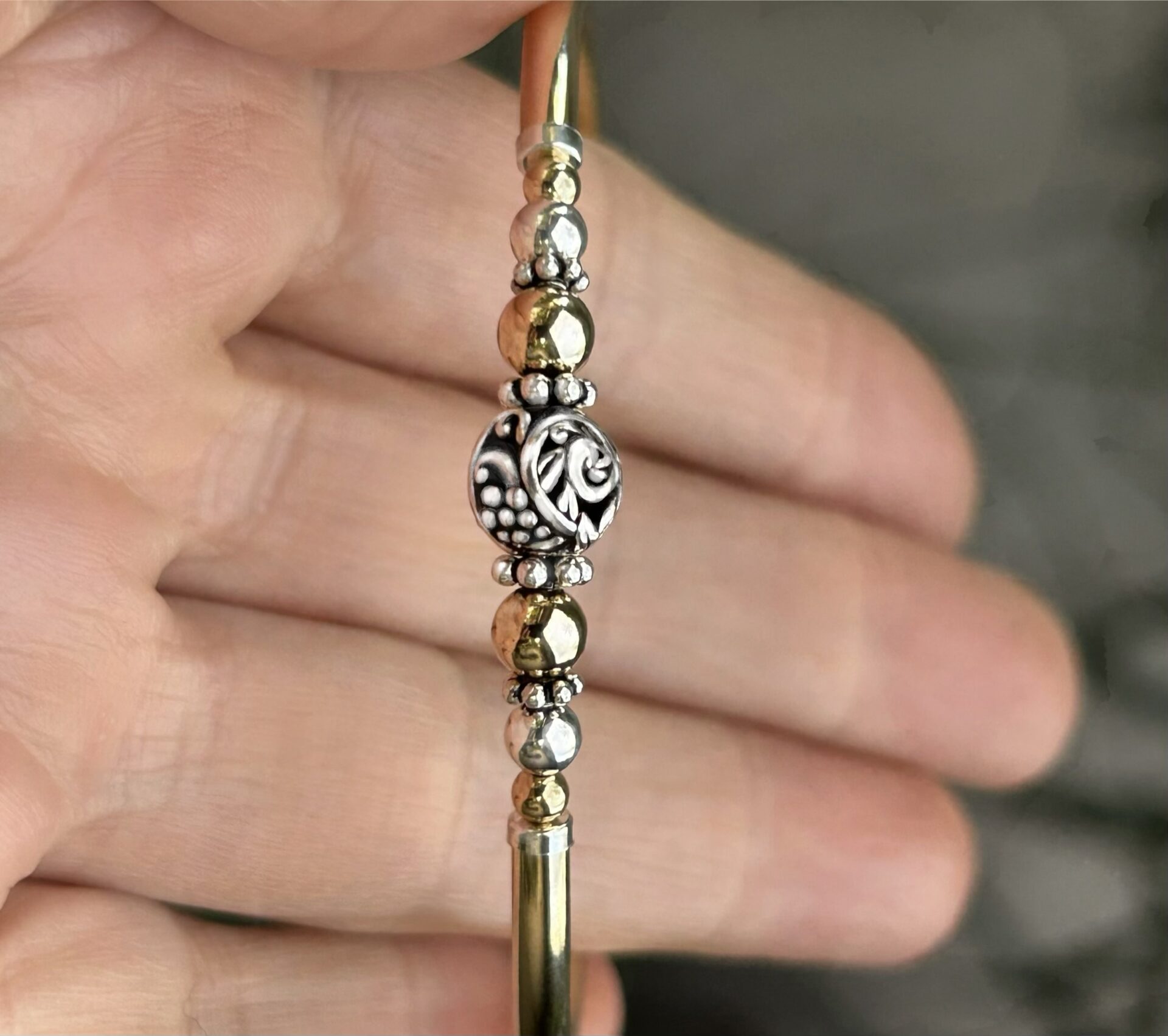 Koru 2 Tone Gold Filled Bracelet