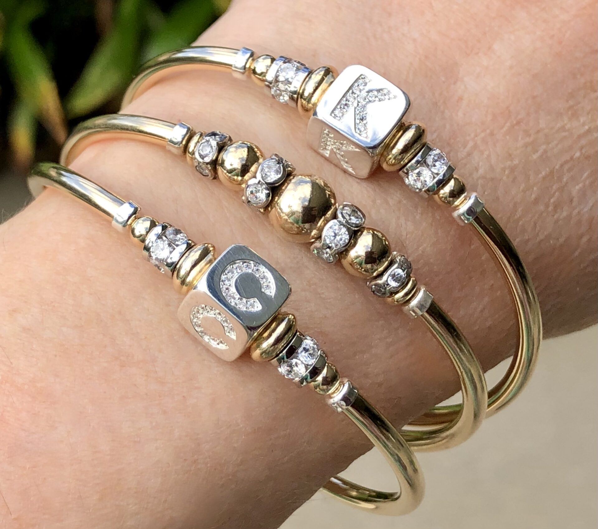 Initial Cz Gold Filled Bracelet - Image 6