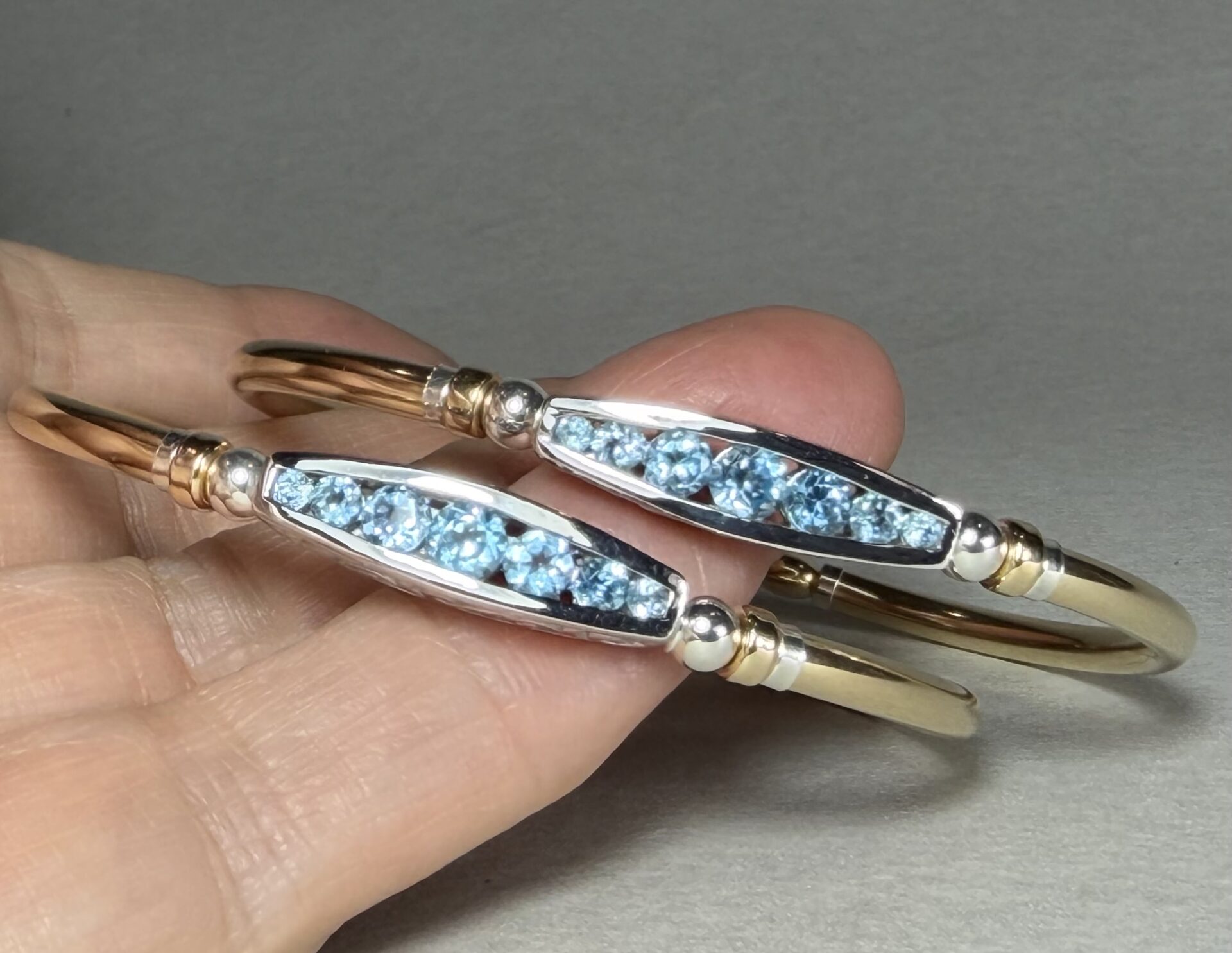 Topaz Emilie Gemstone Gold Filled Bracelet - Image 4