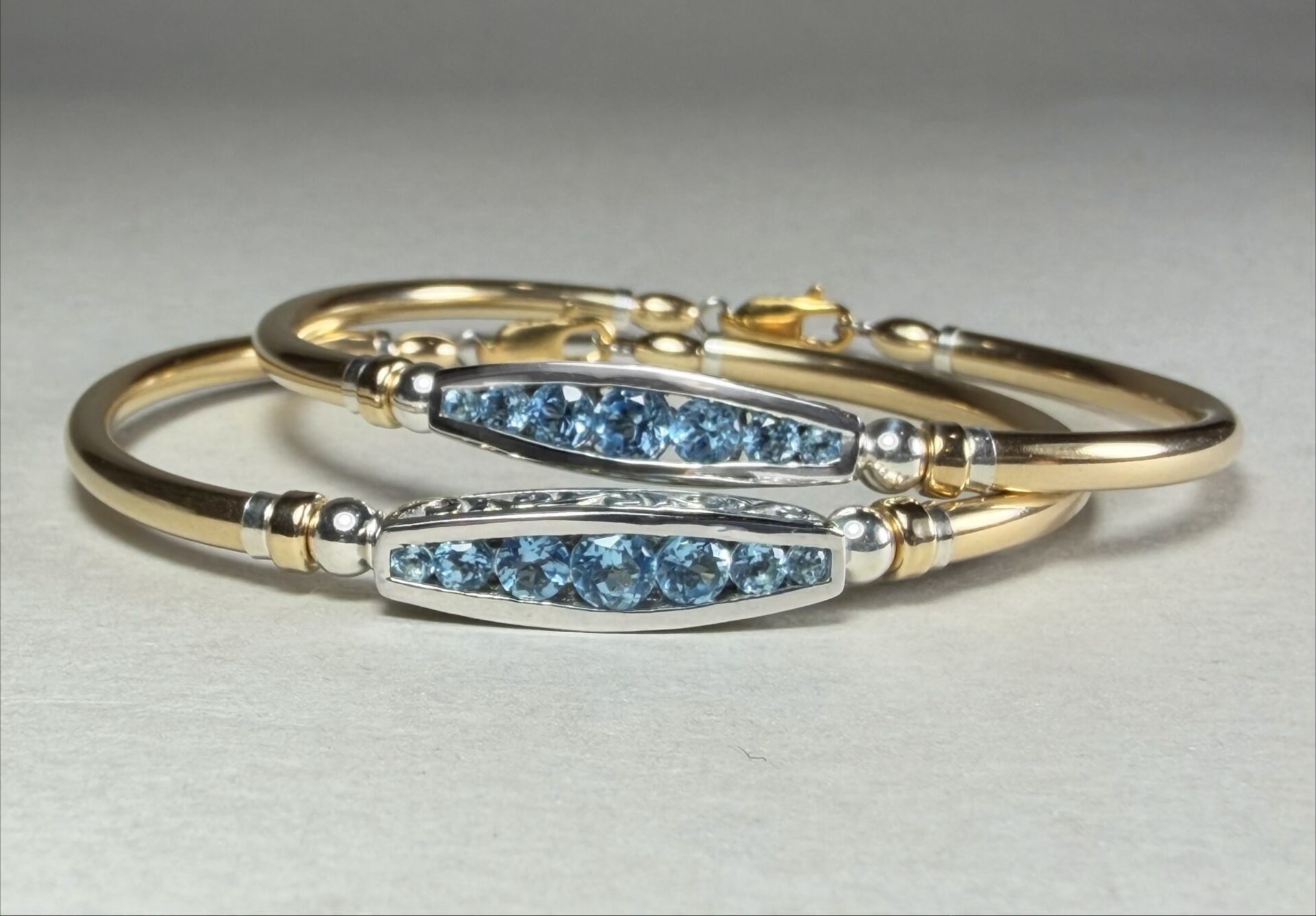 Topaz Emilie Gemstone Gold Filled Bracelet - Image 3