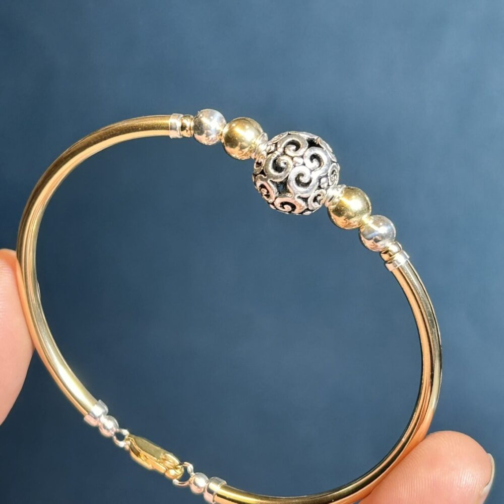 Tarni - Strength 2 Tone Gold Filled Bracelet