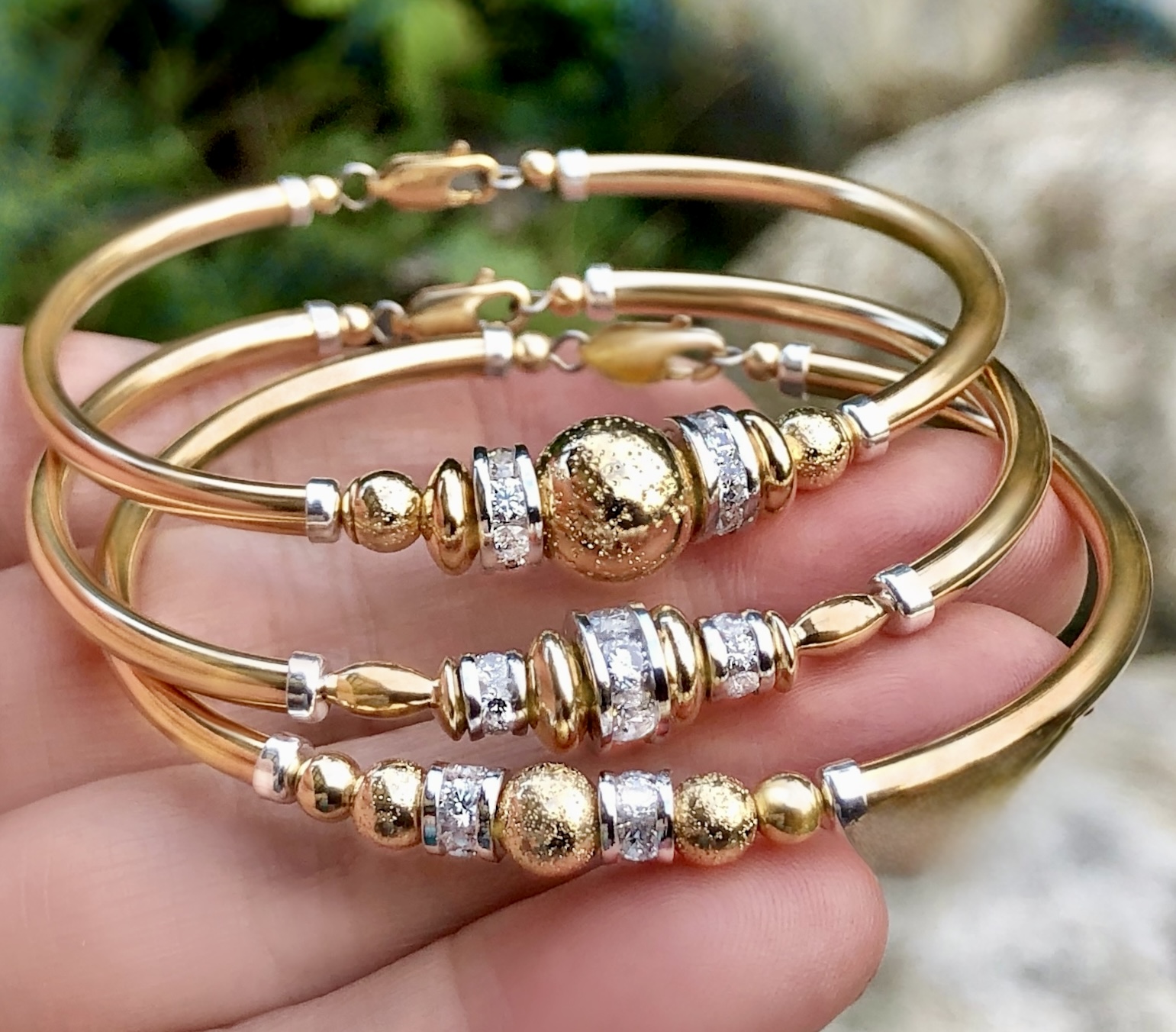Amirah Cz Gold Filled Bracelet - Image 3