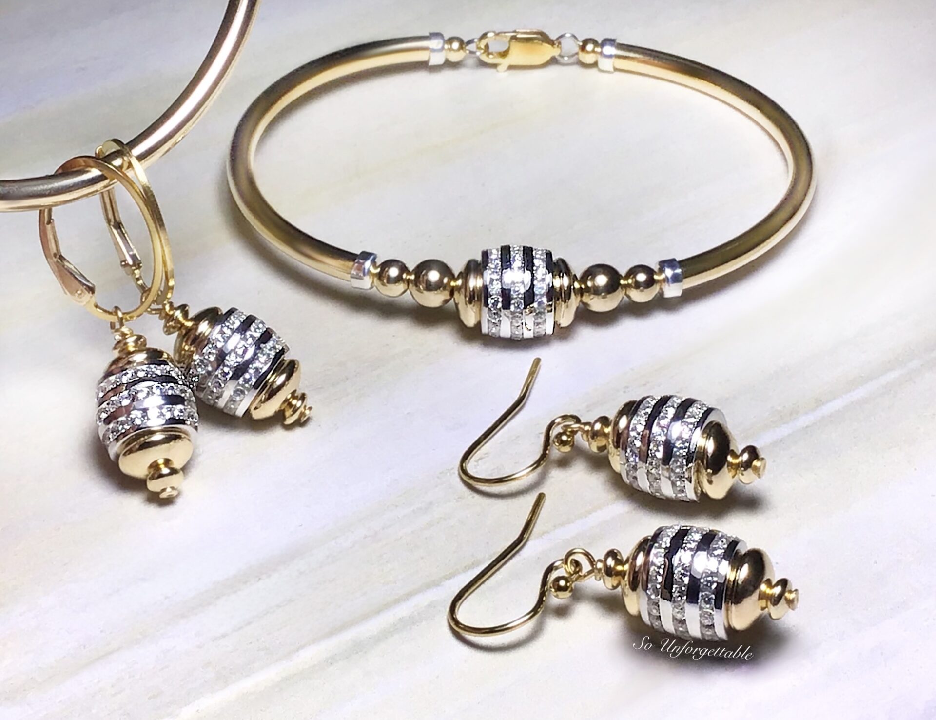 Catherine CZ Gold Filled Bracelet - Image 3