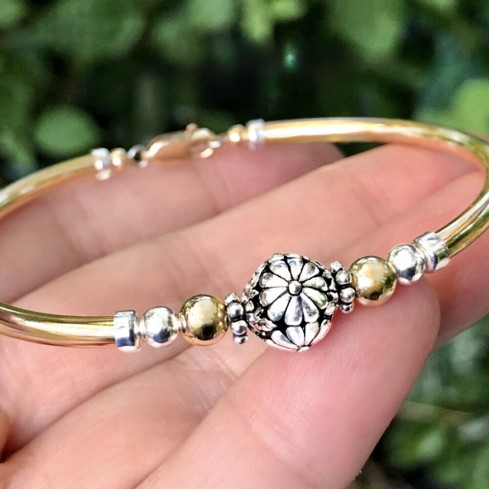 Happiness 2 Tone Gold Filled Bracelet