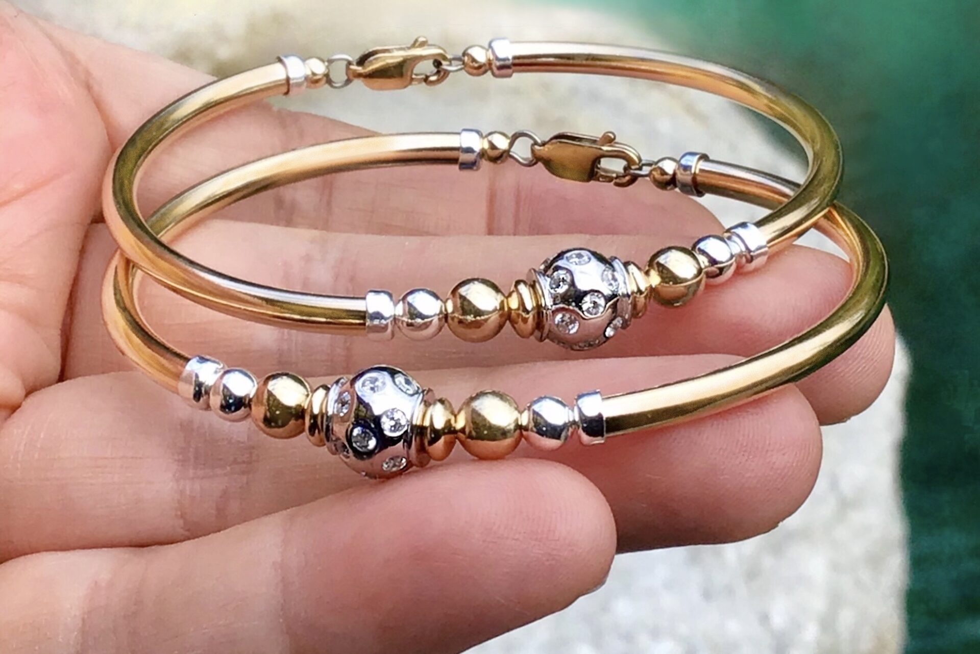 Luna Cz Gold Filled Bracelet - Image 2