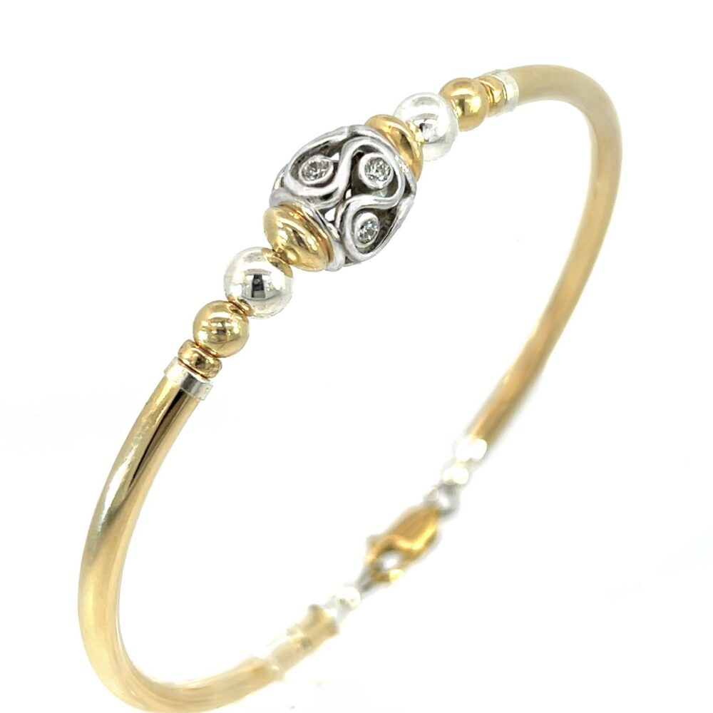 Rani  Cz Gold Filled Bracelet