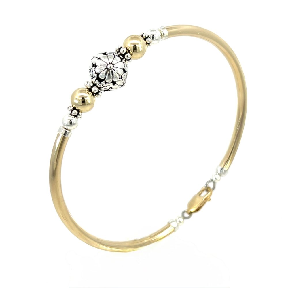Happiness 2 Tone Gold Filled Bracelet