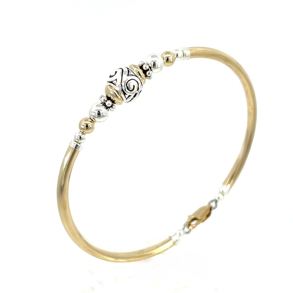 Oshun 2 Tone Gold Filled Bracelet
