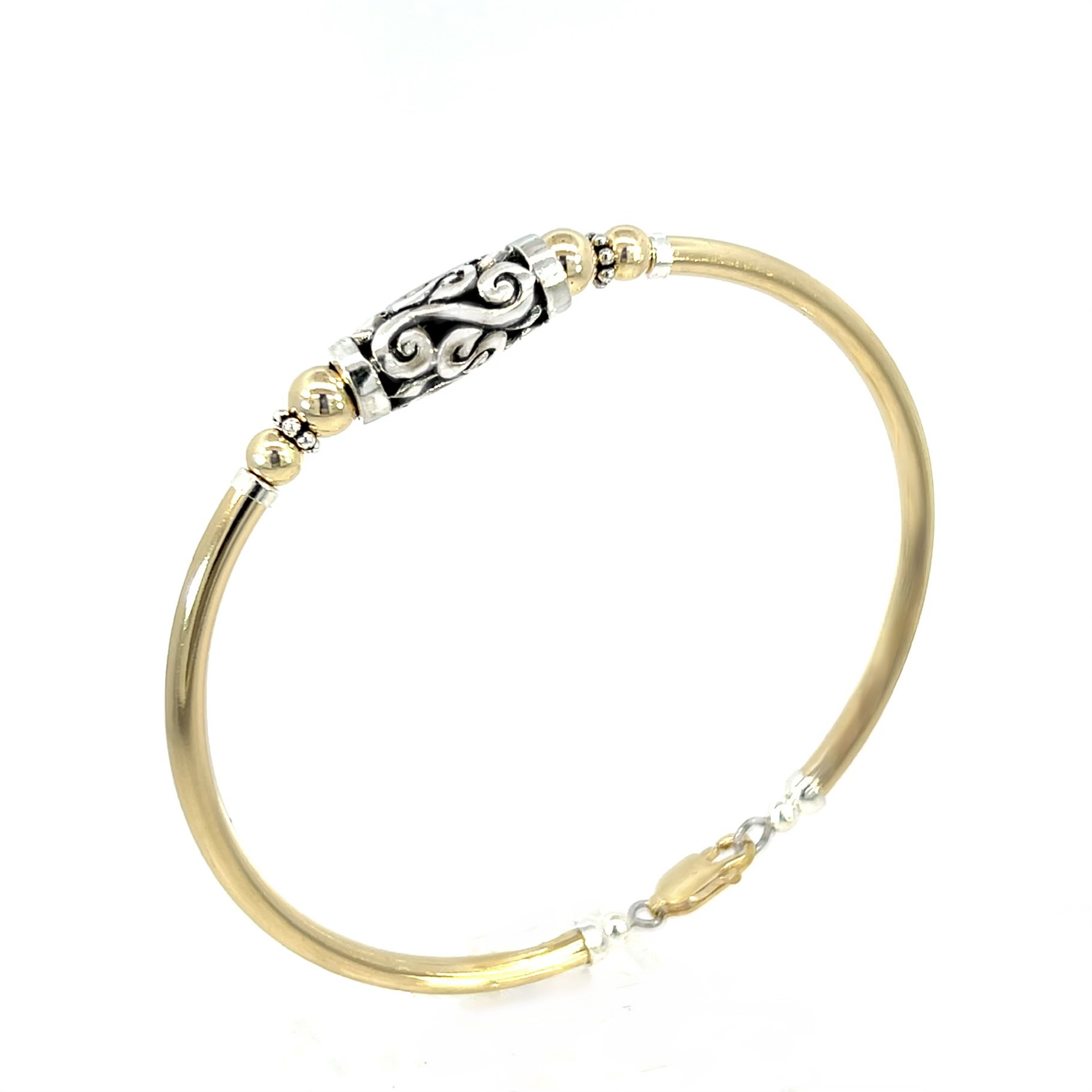 Sassi 2 Tone Gold Filled Bracelet - Image 3