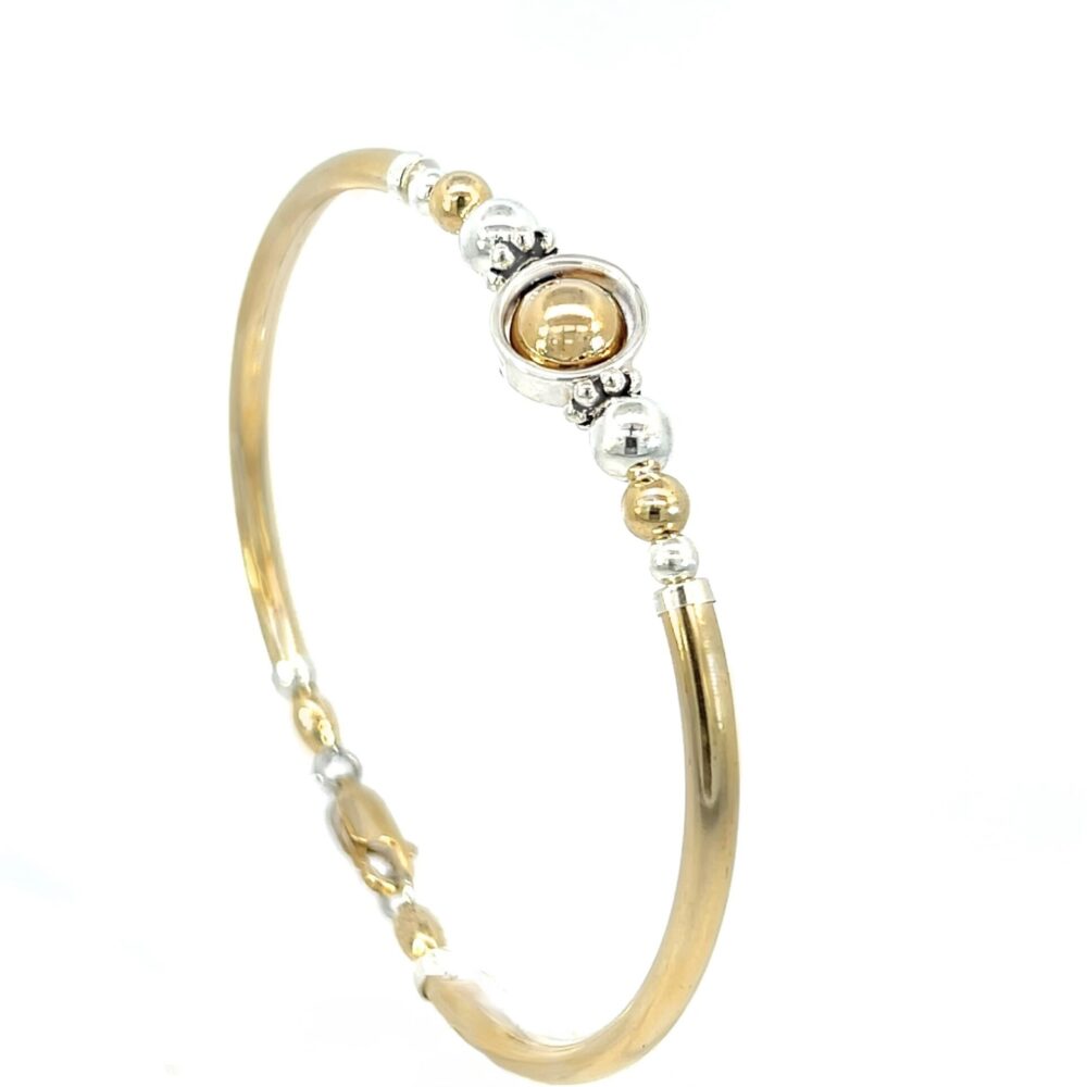 Eternity 2 Tone Gold Filled Bracelet