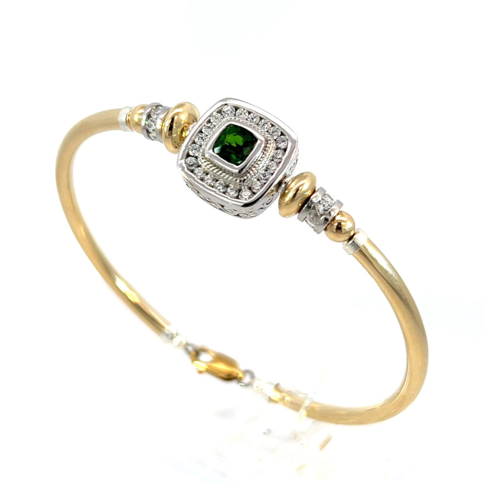 Emerald Bianca Gold Filled Bracelet