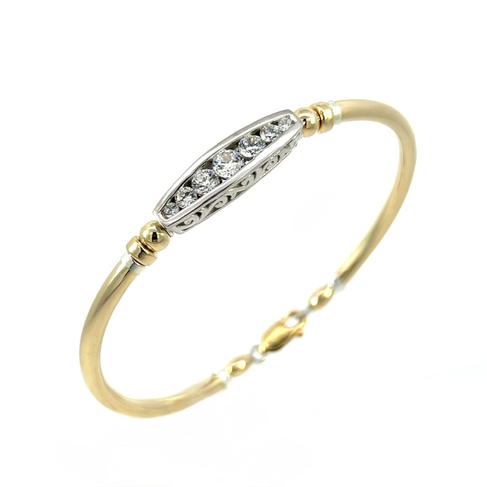 Emilie Cz Gold Filled Bracelet