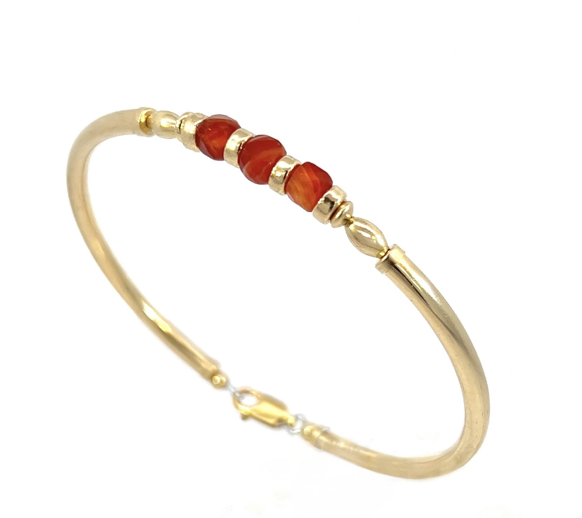 Carnelian Pia Gold Filled Bracelet