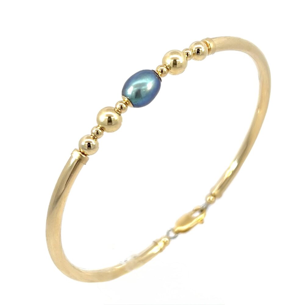 Holli Black Pearl Gold Filled Bracelet