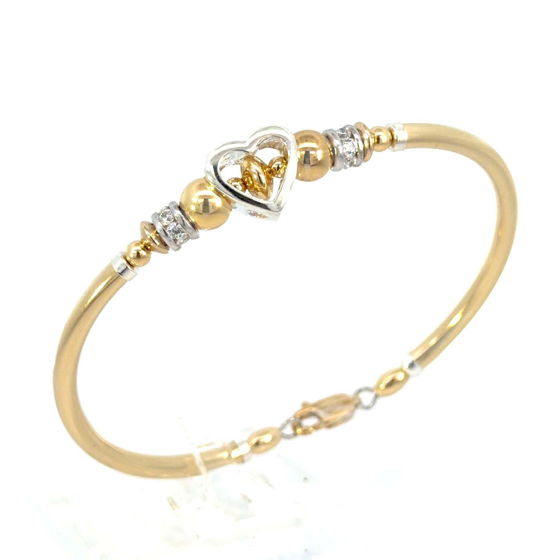 Nadia Heart Gold Filled Bracelet