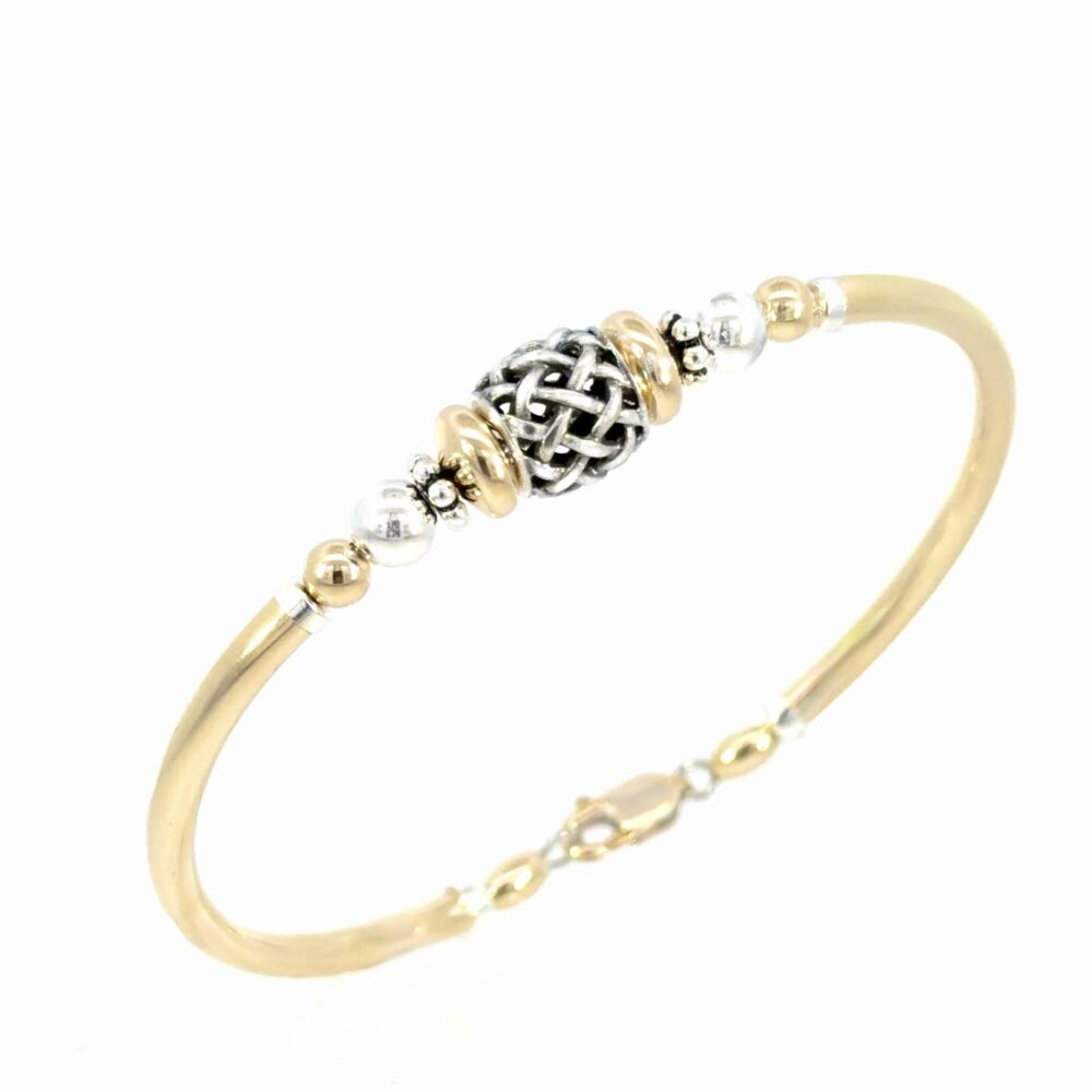 Friendship 2 Tone Gold Filled Bracelet