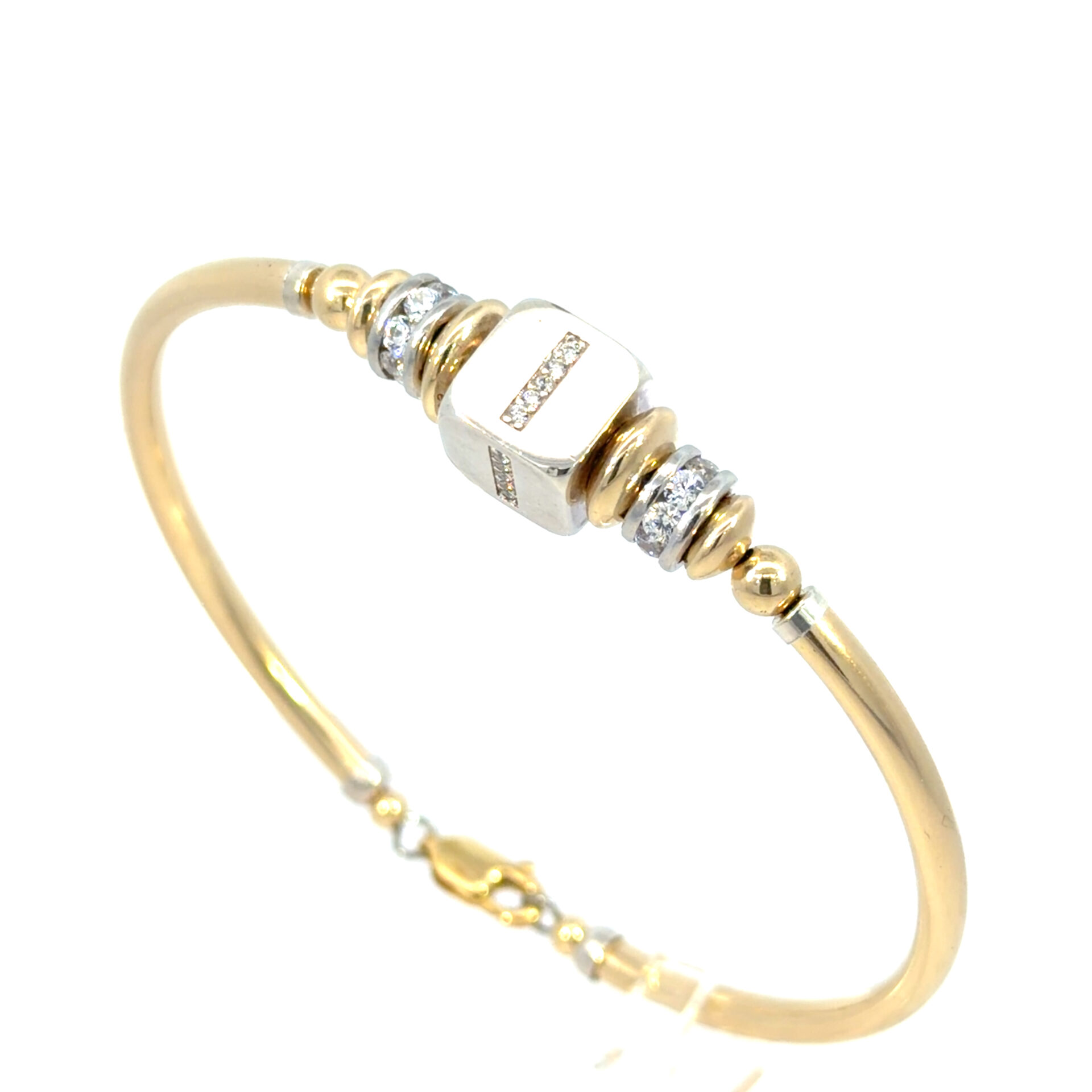 Initial Cz Gold Filled Bracelet - Image 7
