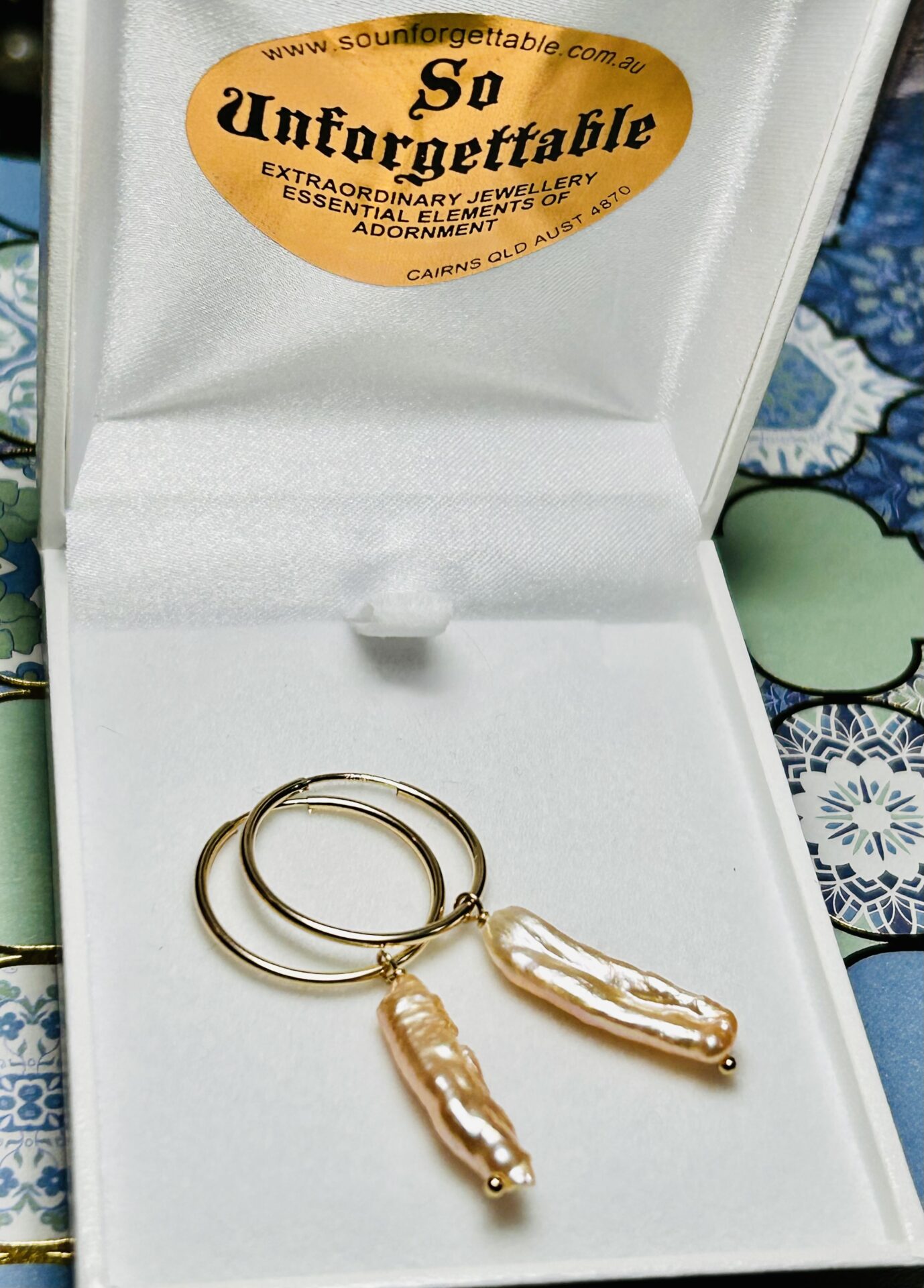 Earrings Pearl Keshi Pink Gold Filled
