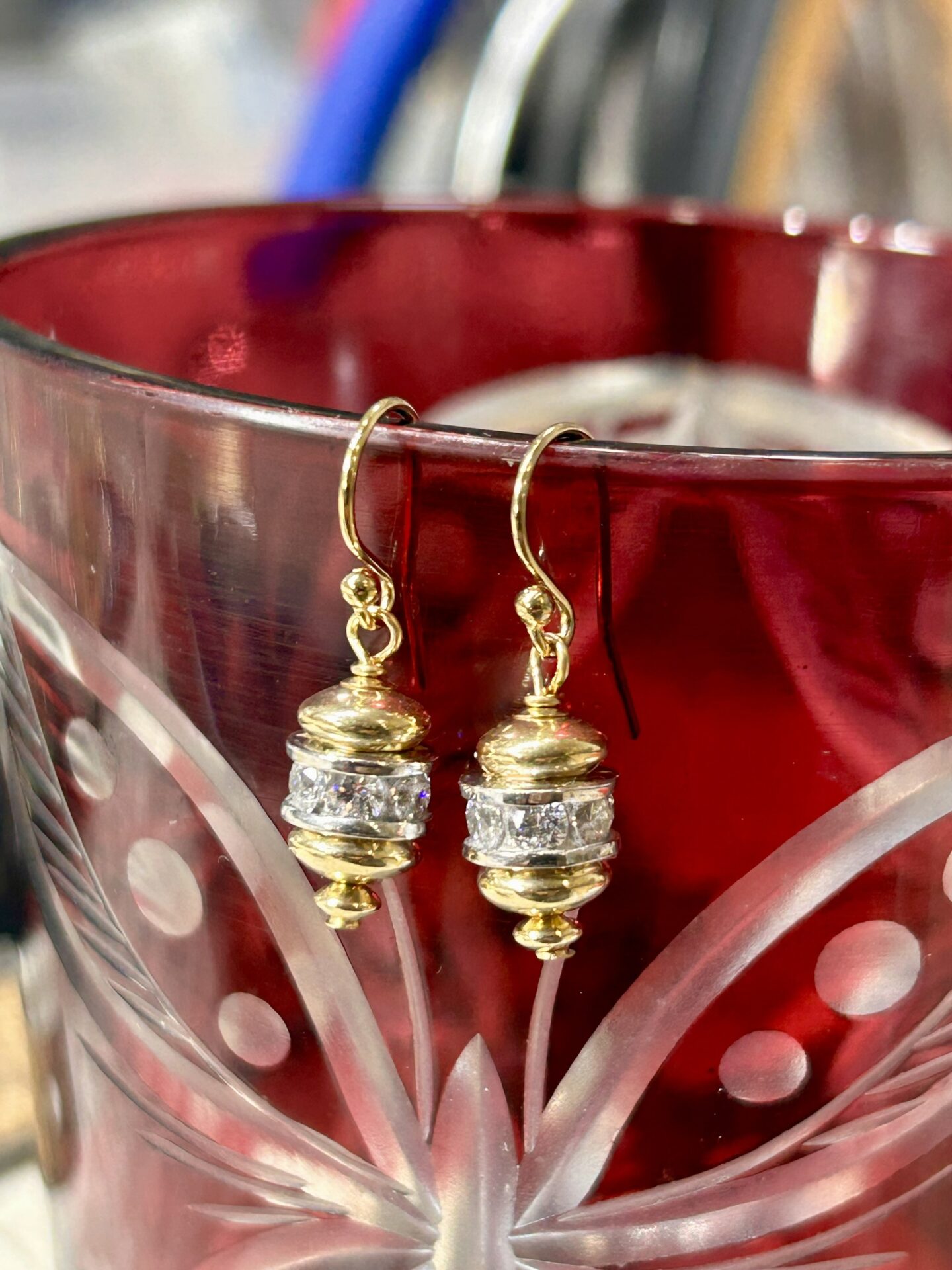 Eliza Cz Gold Filled Earrings