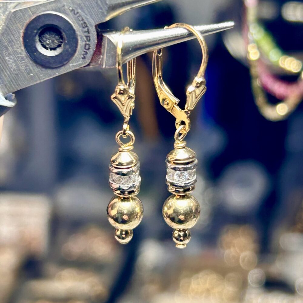 Nikki CZ Gold Filled Earrings