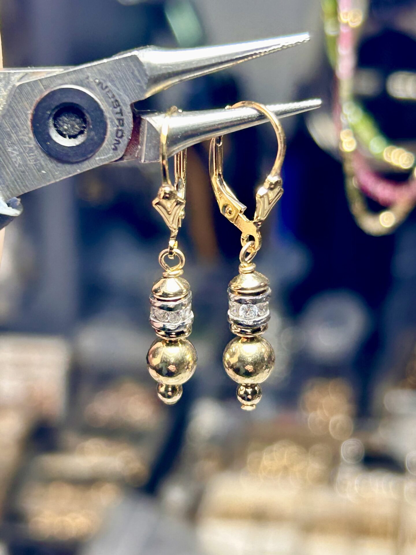 Nikki CZ Gold Filled Earrings