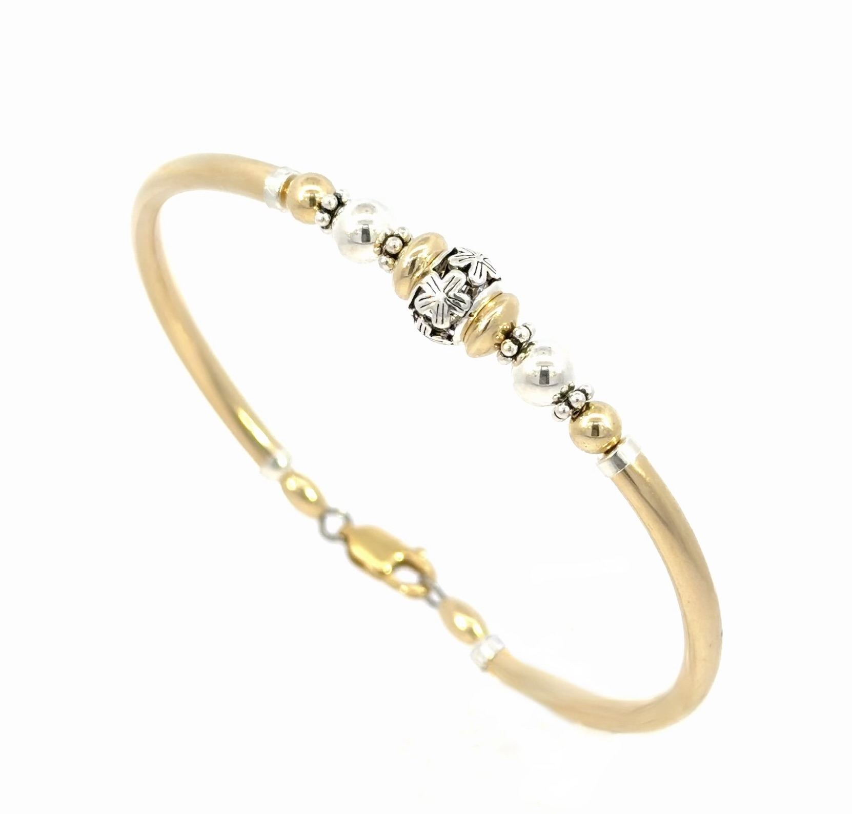 Mali 2 Tone Gold Filled Bracelet