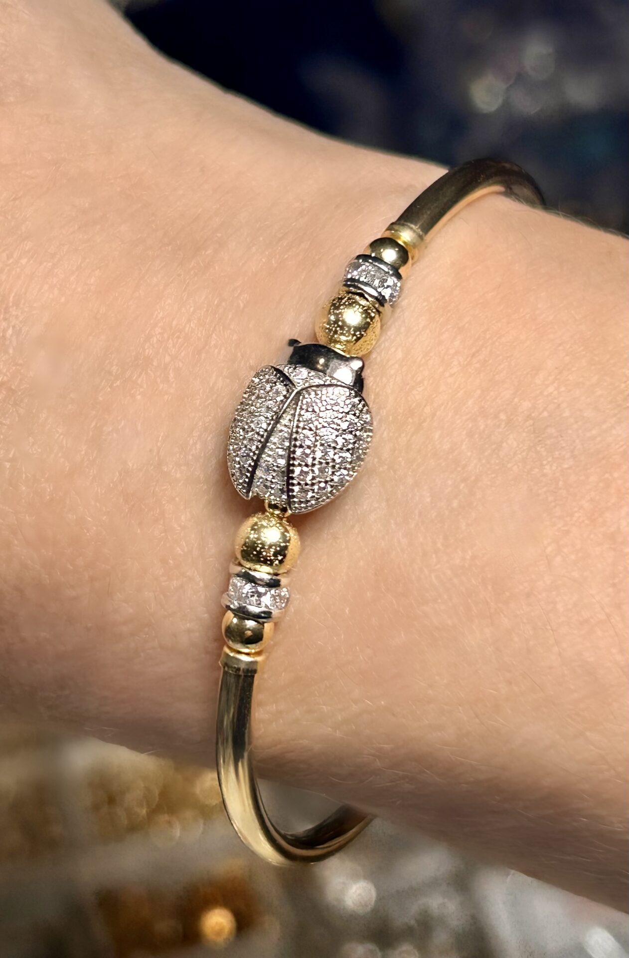 Cleo Cz Gold Filled Bracelet