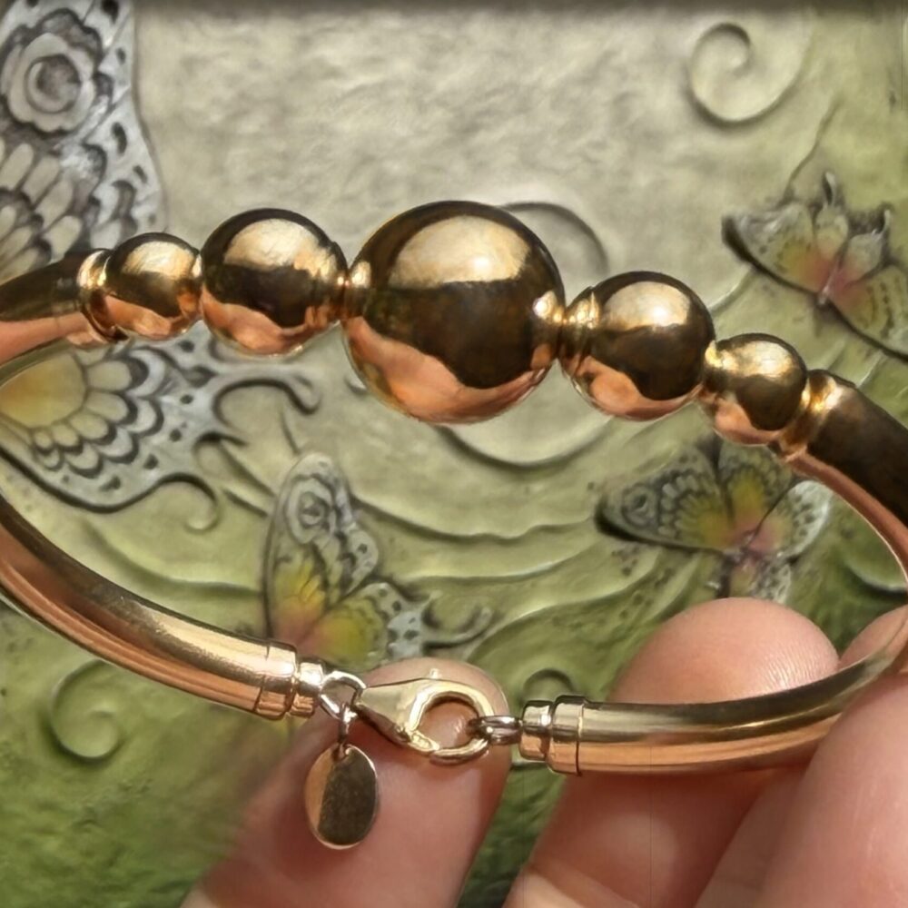 Audrey Gold Filled Wide Band Bracelet