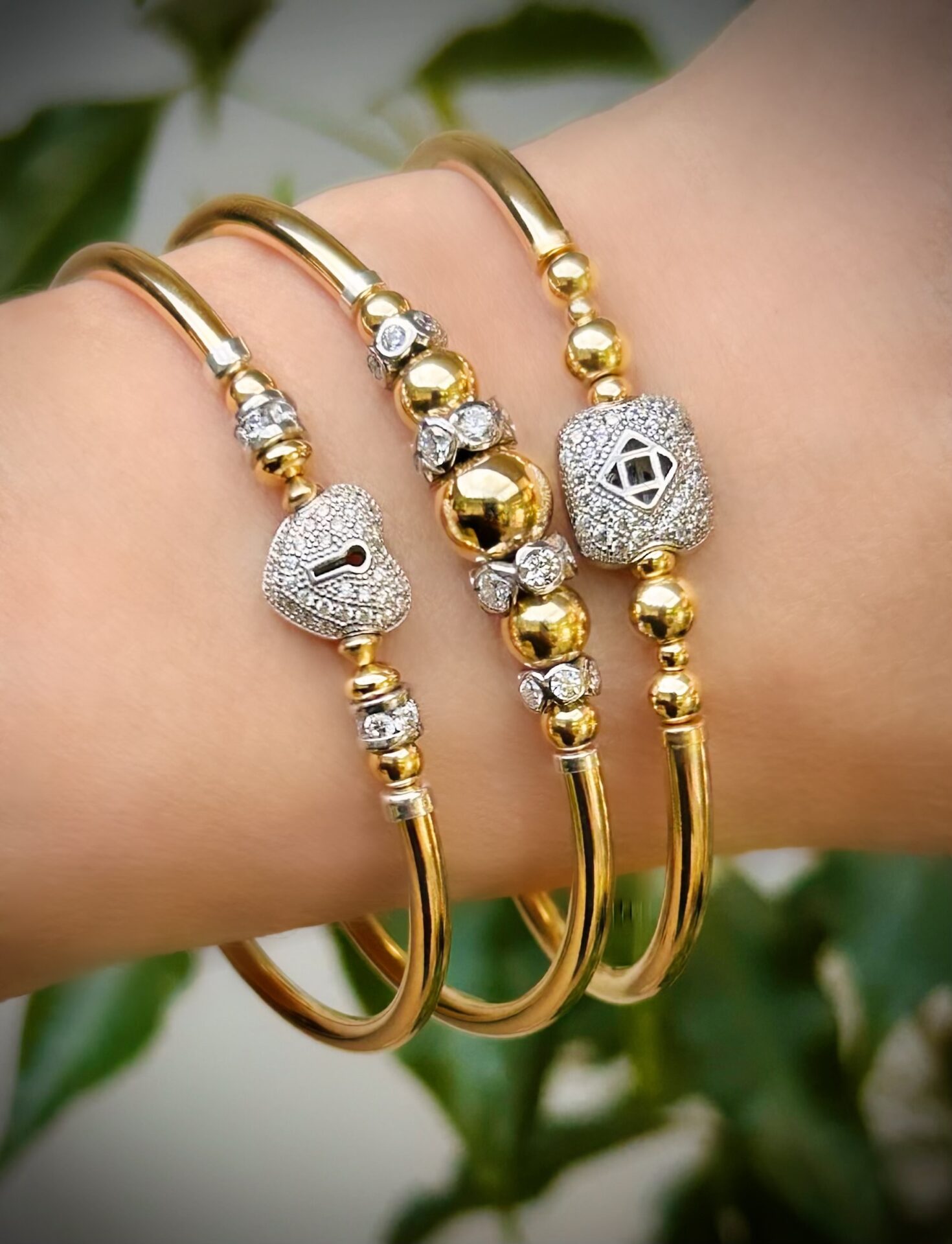 Gaia Cz Gold Filled Bracelet - Image 4