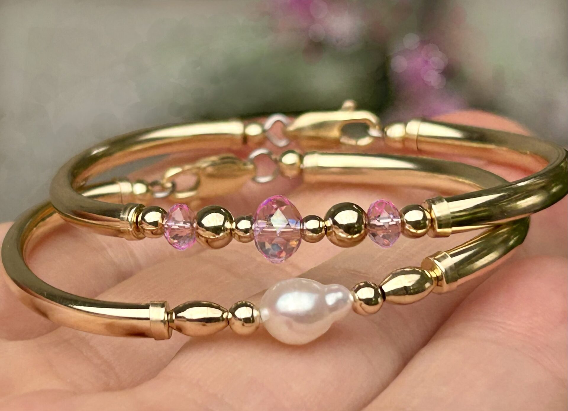 Baby Rosie Gold Filled Bracelet - Image 2