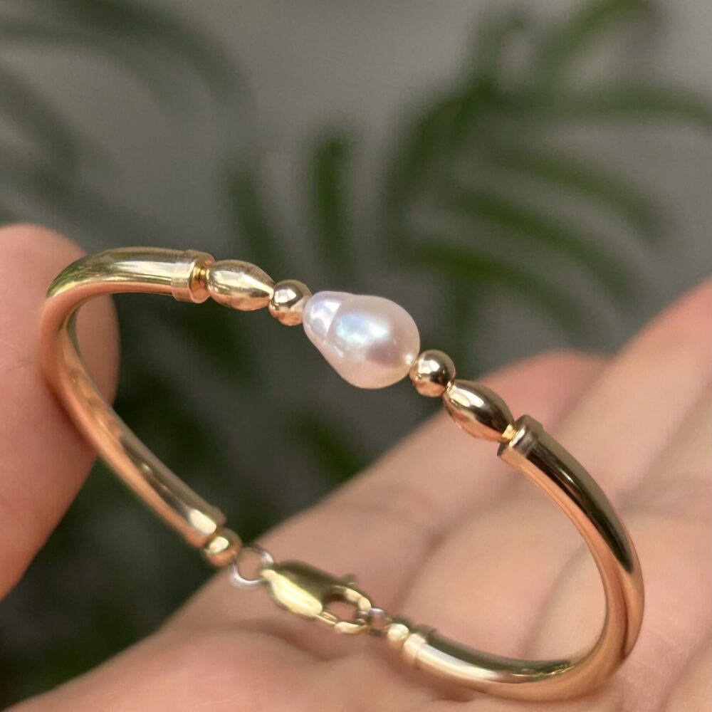 Baby Ariel Pearl Gold Filled Bracelet