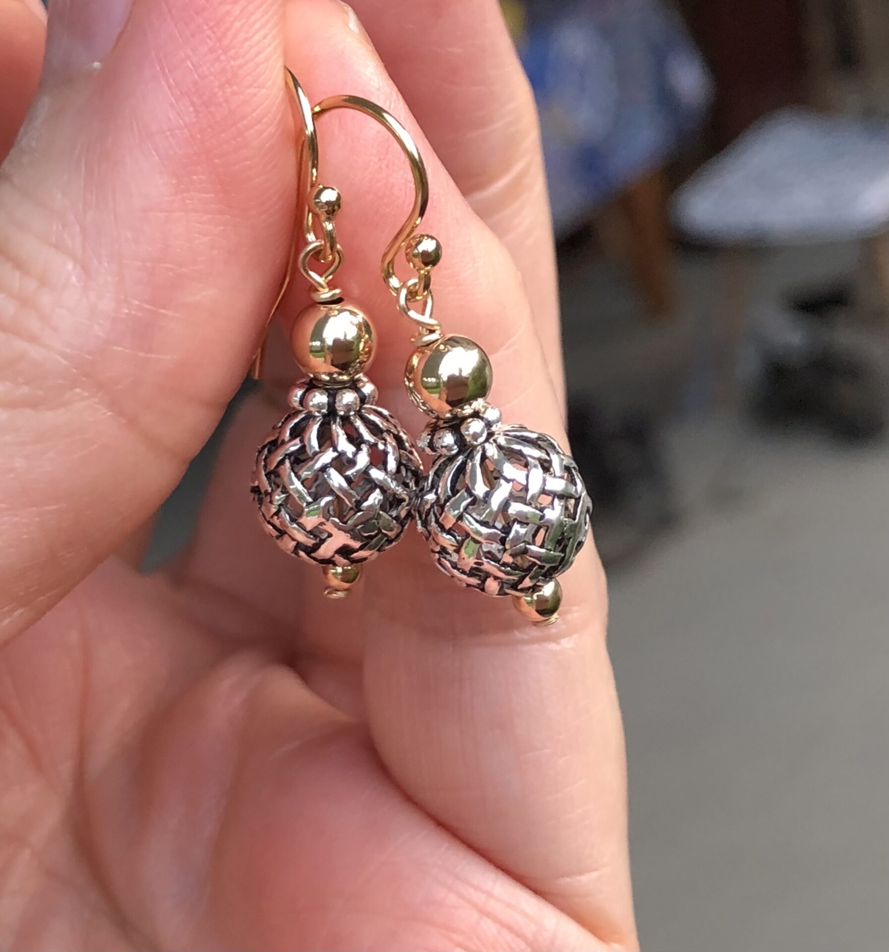 Friendship 2Tone Earrings