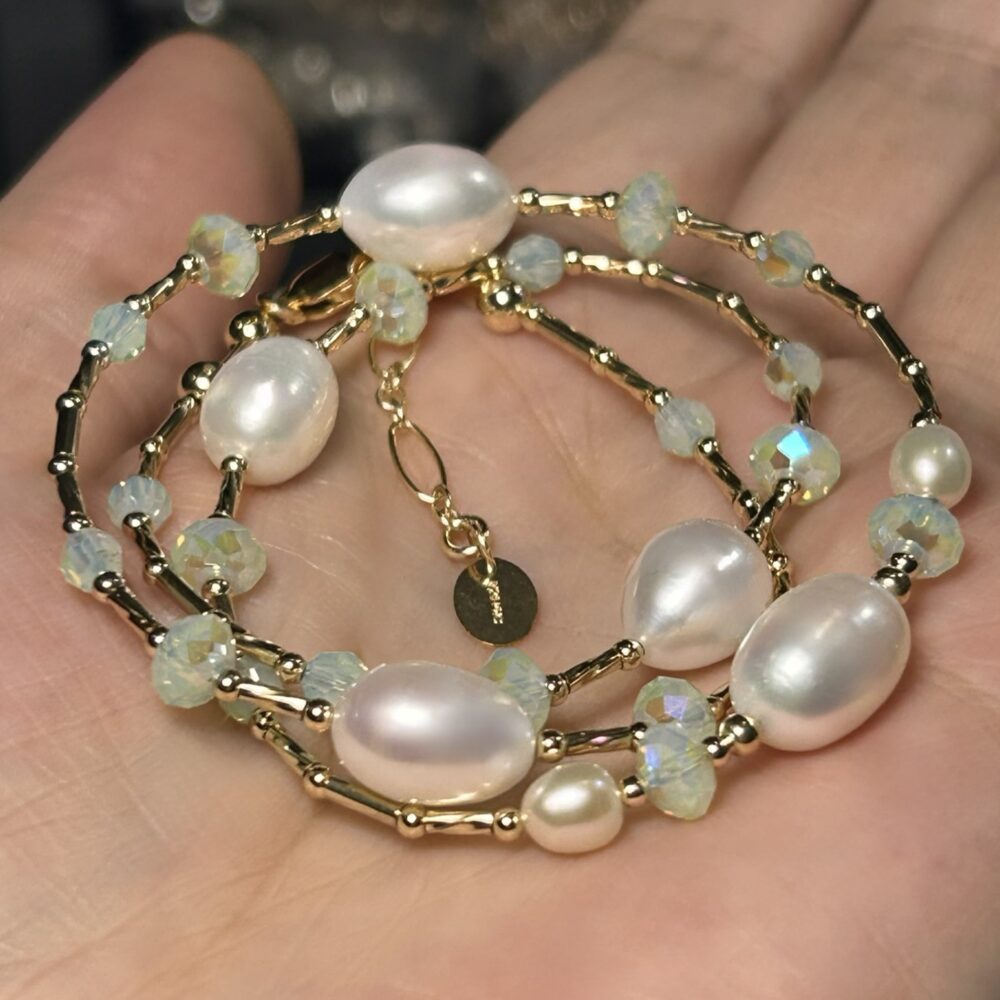 Necklace Pearl Ocean Gold Filled